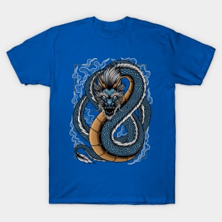 Japanese Moon Dragon T-Shirt